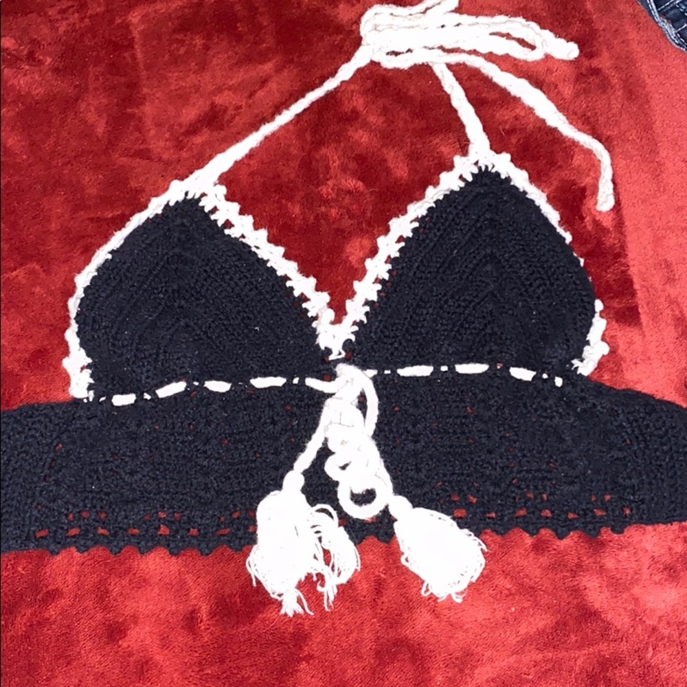 Handmade croquet crop top